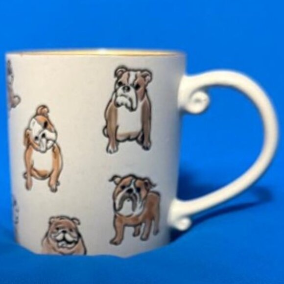 NEW  GORGEOUS & ADORABLE ENGLISH BULLDOG " DOG MOM " 21 OZ / 21 OUNCES MUG / CUP - Picture 4 of 16